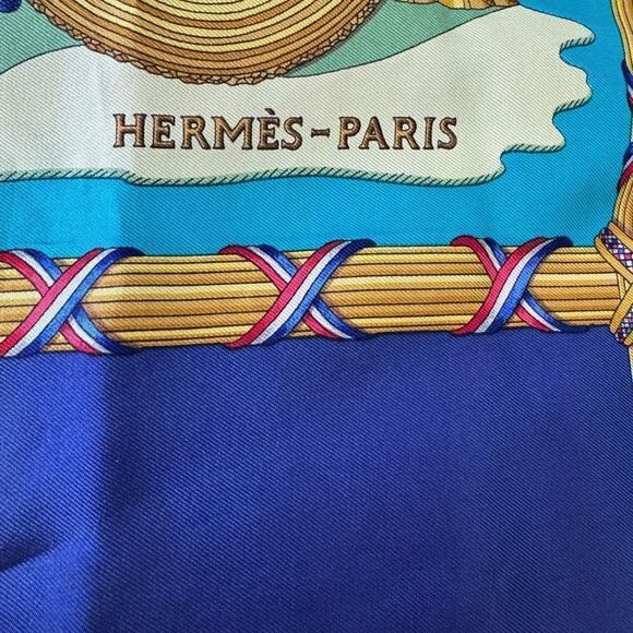 Hermes Liberte Silk Vintage Scarf - Picture 2 of 7
